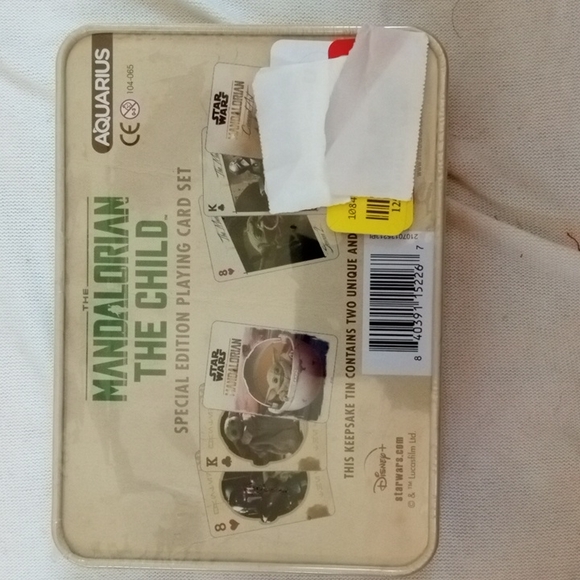 2 card set The Mandalorian Grogu Special Edition tin Star Wars nib - Picture 2 of 2